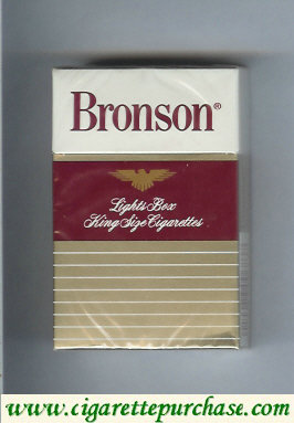 Bronson Lights cigarettes hard box